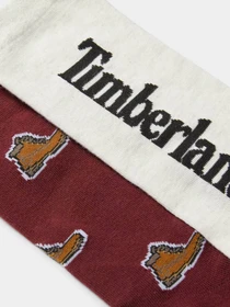 Носки и гольфы Timberland All Gender 2 Pair Pack All-over Print Crew модель TB0A2PVDEFF Фото