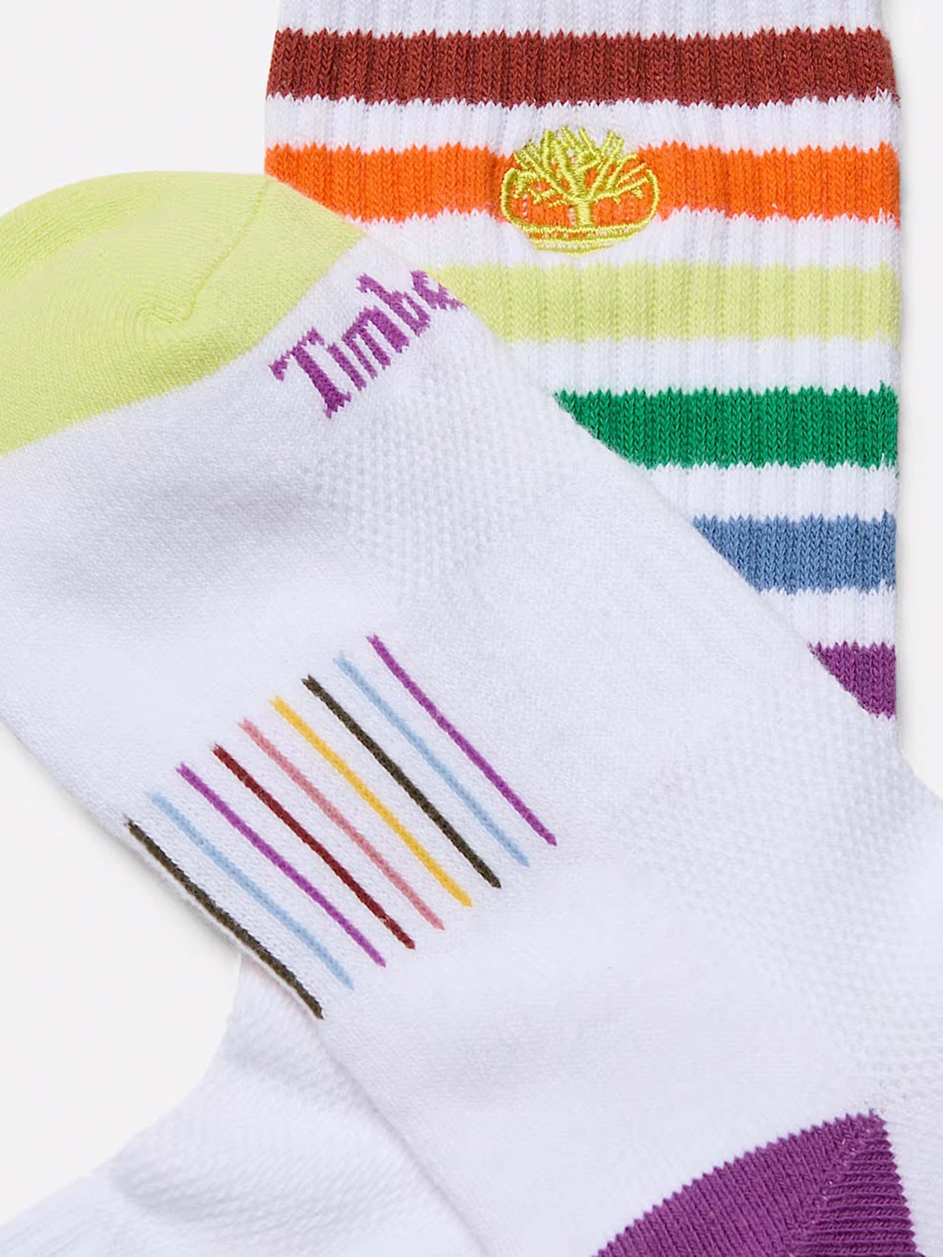 Носки и гольфы Timberland Multi Stripe Low Crew модель TB0A6BHK100 Фото