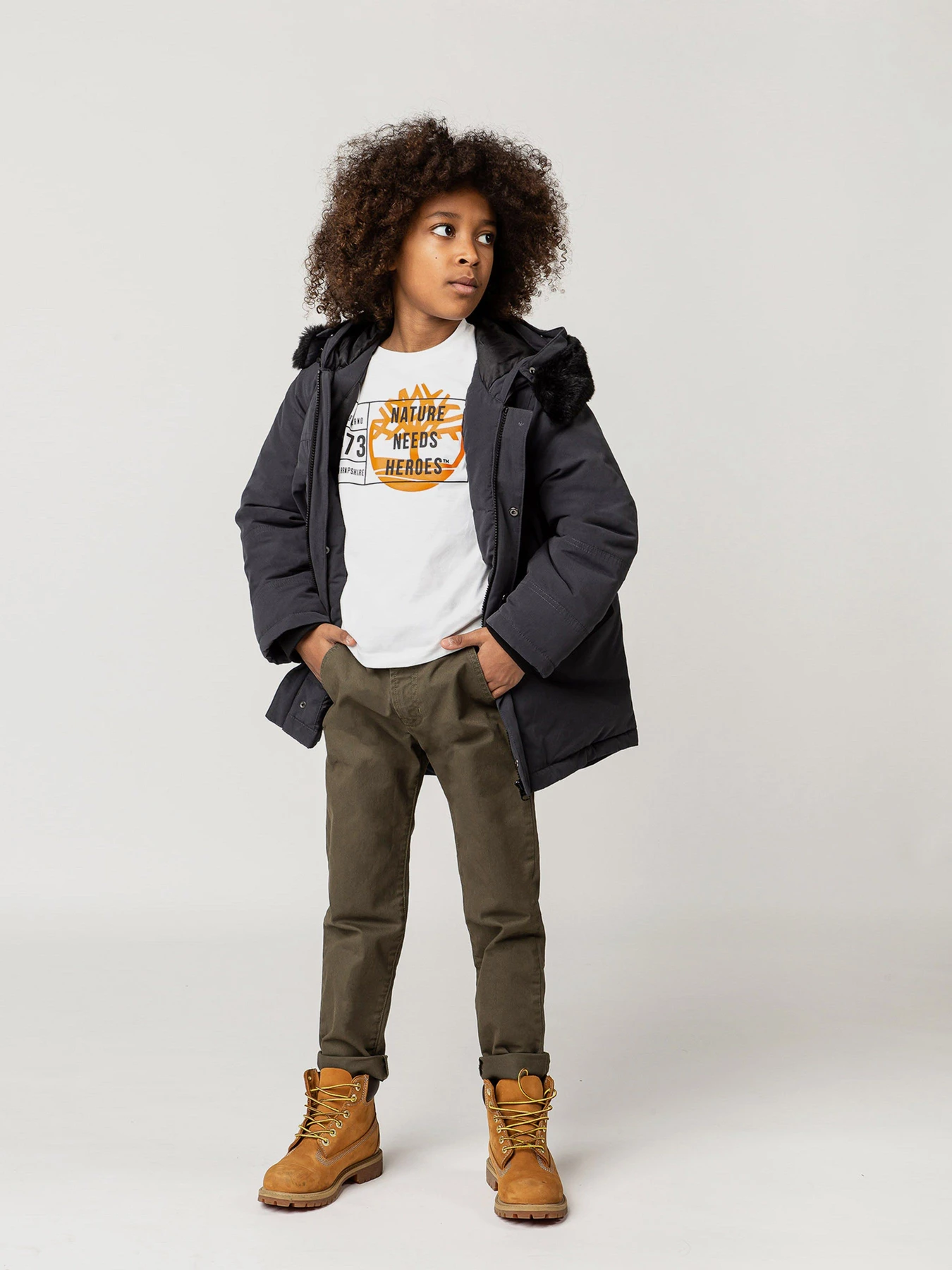 Куртки та дублянки Timberland Kids модель T26525/082 Фото
