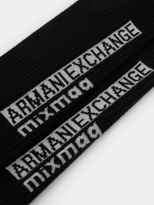 Armani Exchange Шкарпетки колір чорний фото 2