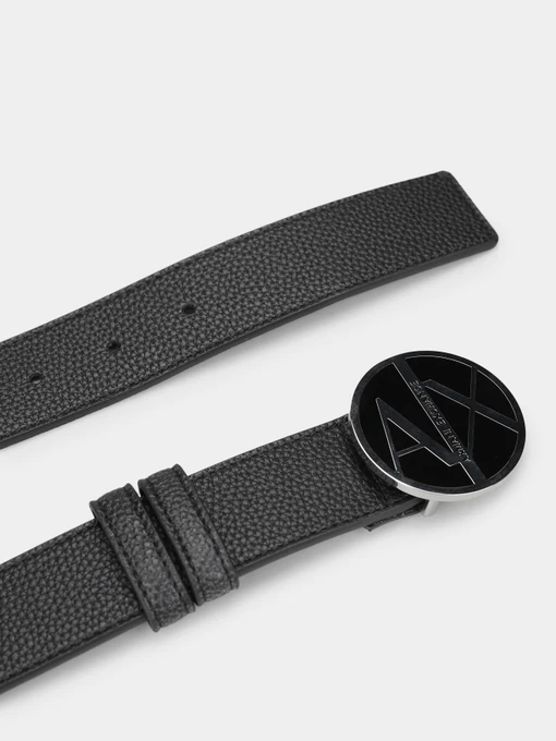 Armani Exchange Ремінь колір чорний фото 2
