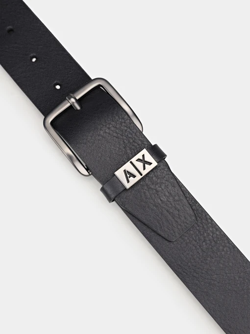 Armani Exchange Ремінь колір темно-синій фото 2