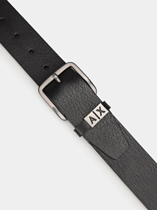 Armani Exchange Ремінь колір чорний фото 2