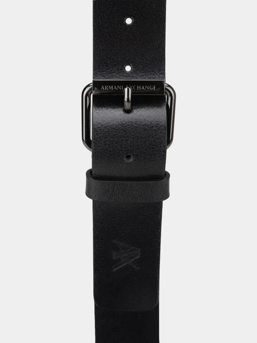Armani Exchange Ремінь колір чорний фото 3