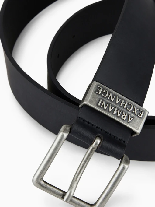 Armani Exchange Ремінь колір чорний фото 3