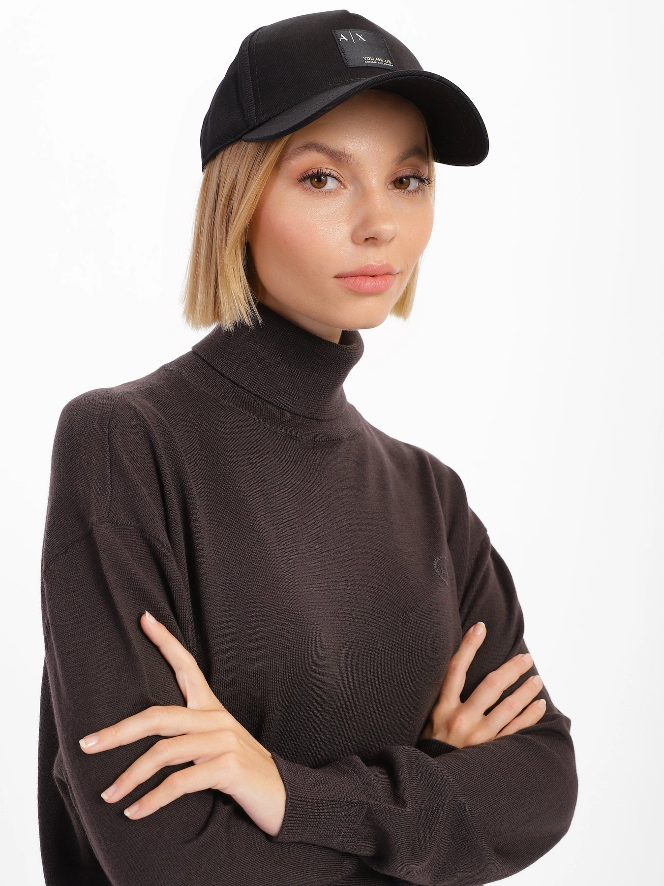 Шапки та кепки Armani Exchange YOU.ME.US. модель 944155-2F106-00020 Шапки та кепки Armani Exchange YOU.ME.US. модель 944155-2F106-00020 Фото