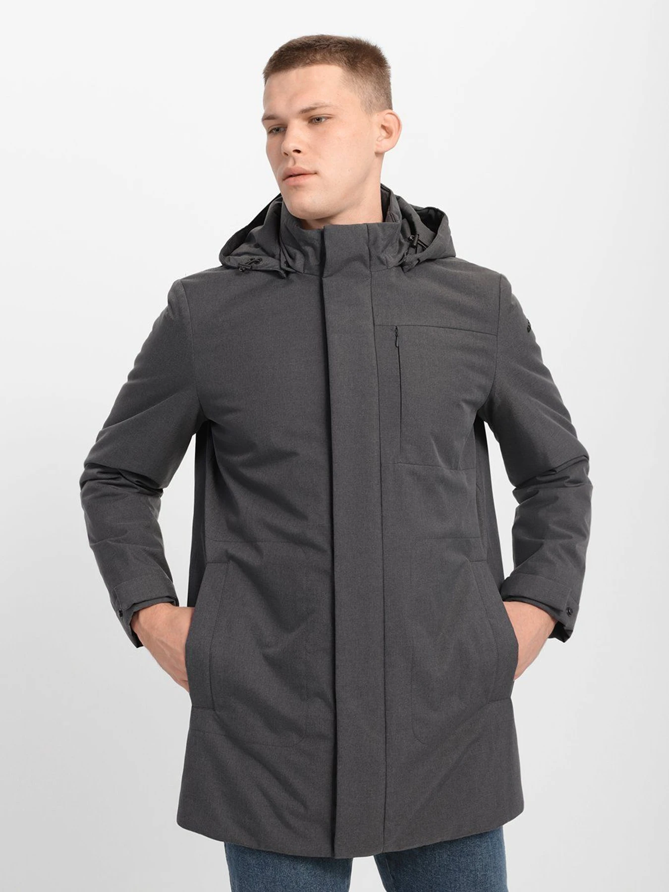 Пальто и плащи Geox Kaven модель M1421F-T2881-F1622 Пальто и плащи Geox Kaven модель M1421F-T2881-F1622 Фото