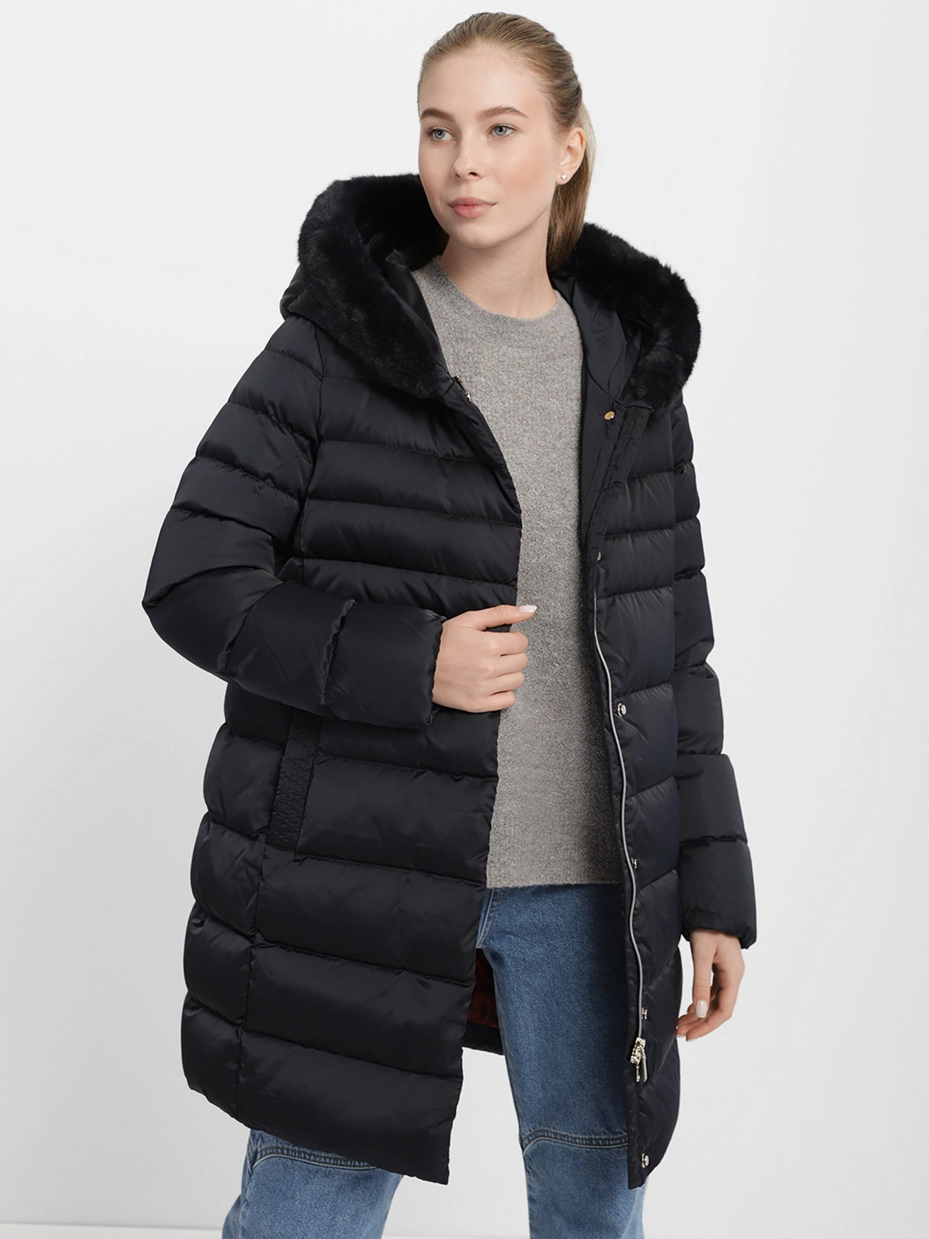 Куртки и дубленки Geox Chloo модель W1425Y-T2655-F4386 Куртки и дубленки Geox Chloo модель W1425Y-T2655-F4386 Фото