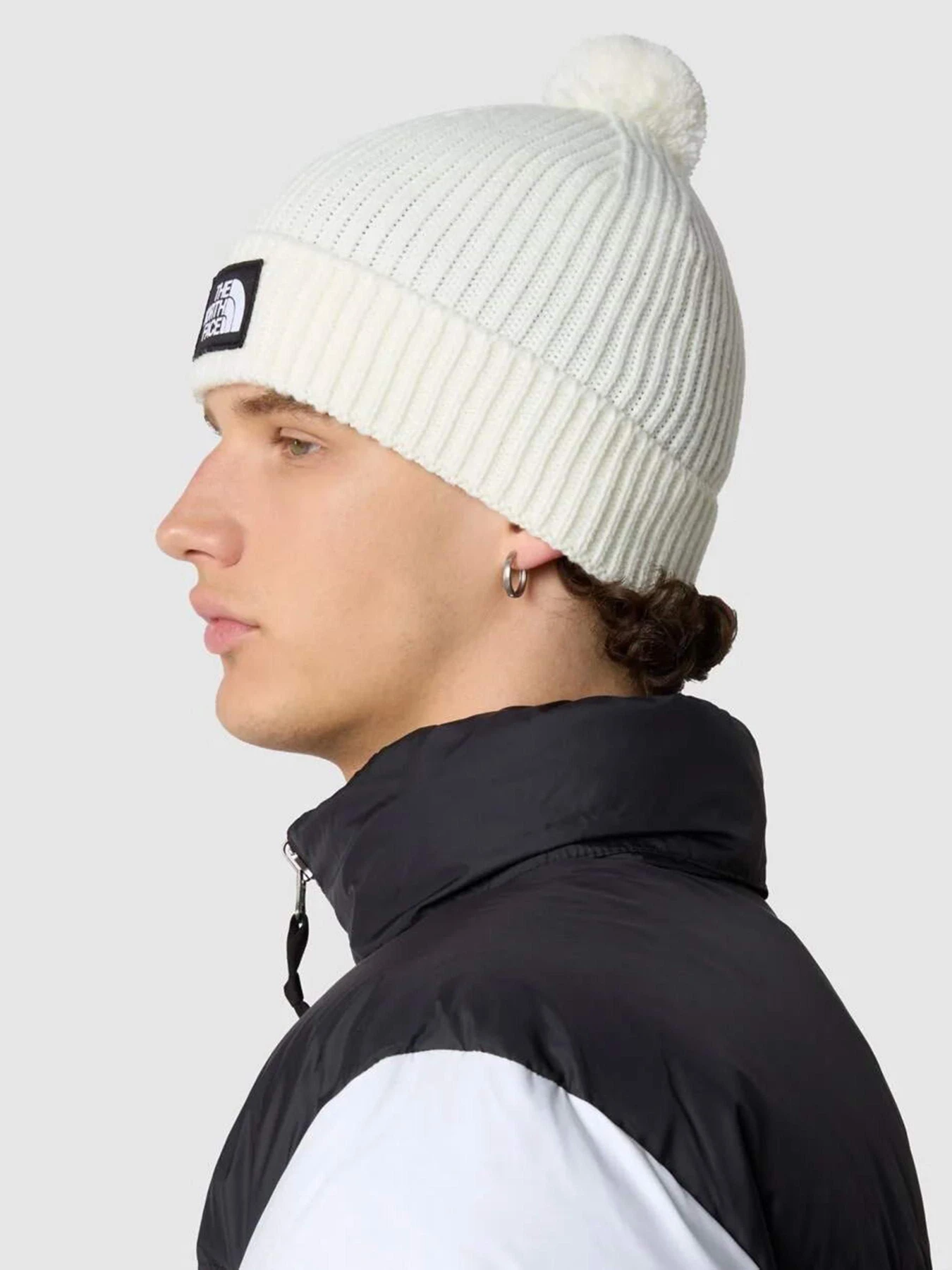 Шапки и кепки The North Face Logo Box Pom Beanie модель NF0A3FN3N3N1 Фото