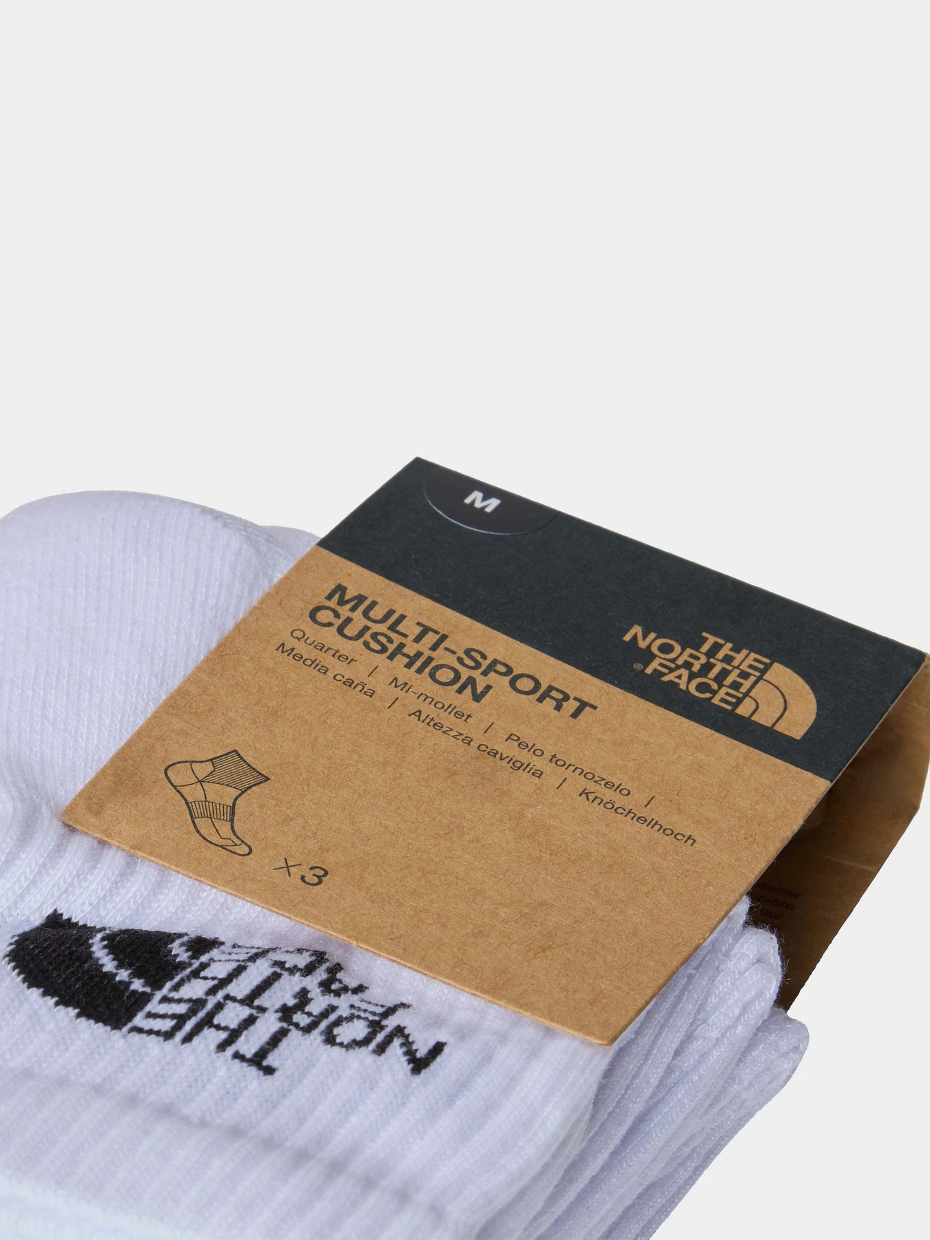 Шкарпетки та гольфи The North Face Multi Sport Cush Quarter Sock 3p модель NF0A882GFN41 Шкарпетки та гольфи The North Face Multi Sport Cush Quarter Sock 3p модель NF0A882GFN41 Фото