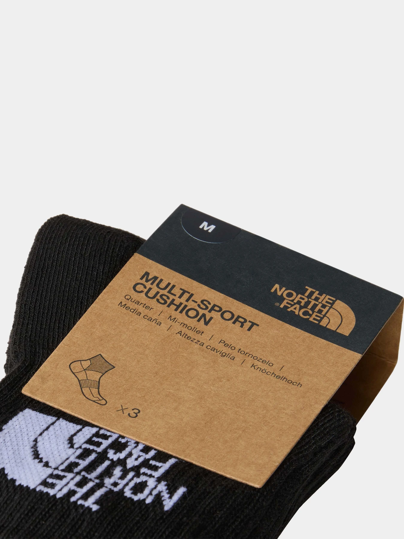 Носки и гольфы The North Face Multi Sport Cush Quarter Sock 3p модель NF0A882GJK31 Фото