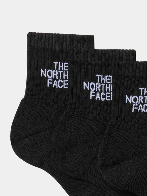 The North Face Multi Sport Cush Quarter Sock 3p Набір шкарпеток колір чорний фото 2