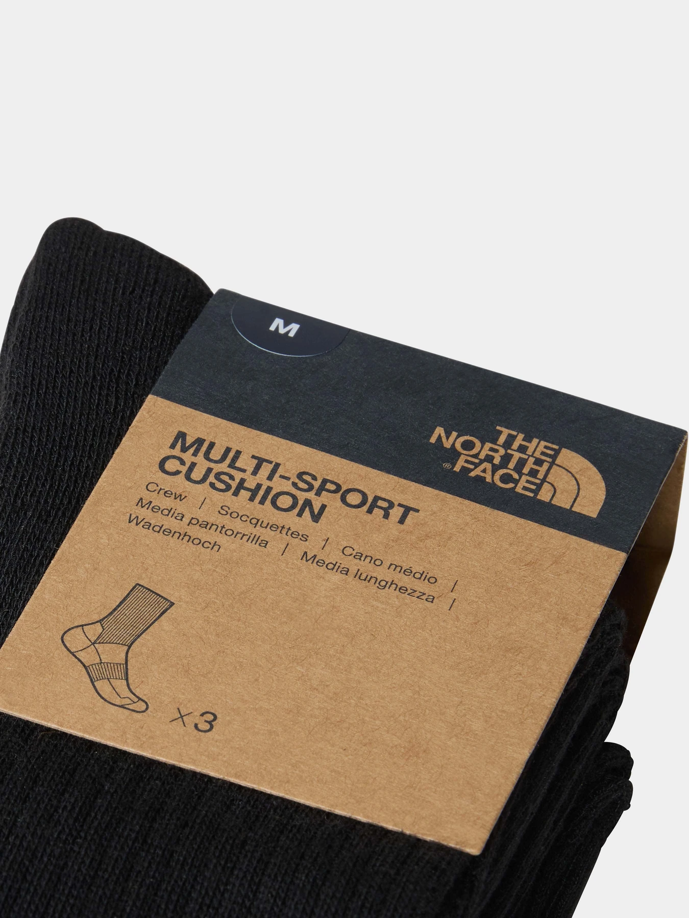Носки и гольфы The North Face Multi Sport Cush Crew Sock 3p модель NF0A882HJK31 Носки и гольфы The North Face Multi Sport Cush Crew Sock 3p модель NF0A882HJK31 Фото