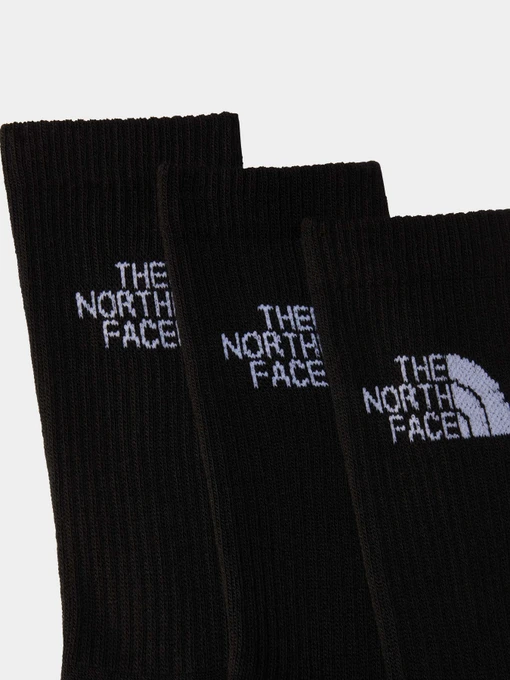 The North Face Multi Sport Cush Crew Sock 3p Набір шкарпеток колір чорний фото 2
