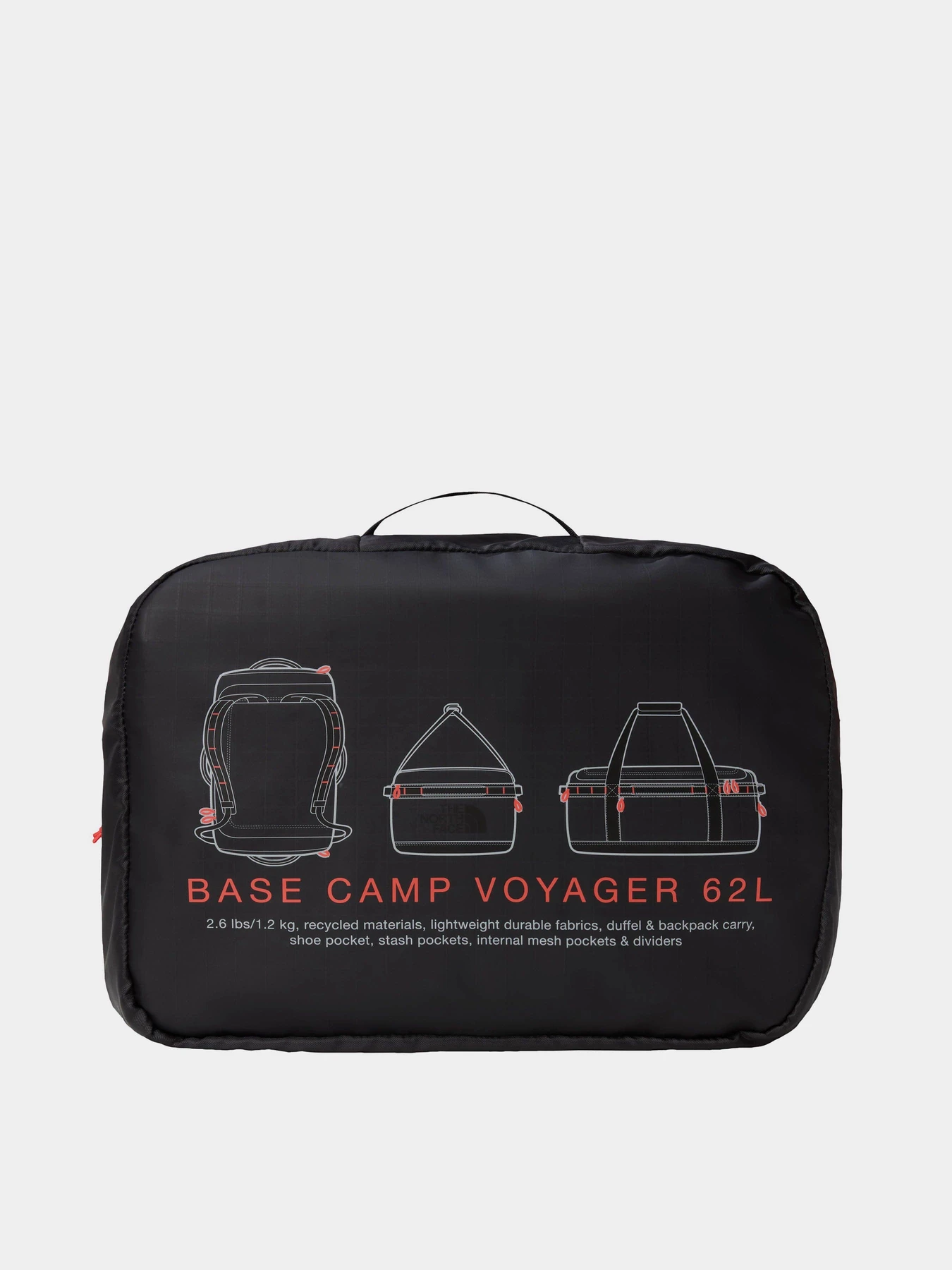 Дорожные сумки и чемоданы The North Face Base Camp Voyager Duffel 62l модель NF0A52S3QN21 Дорожные сумки и чемоданы The North Face Base Camp Voyager Duffel 62l модель NF0A52S3QN21 Фото