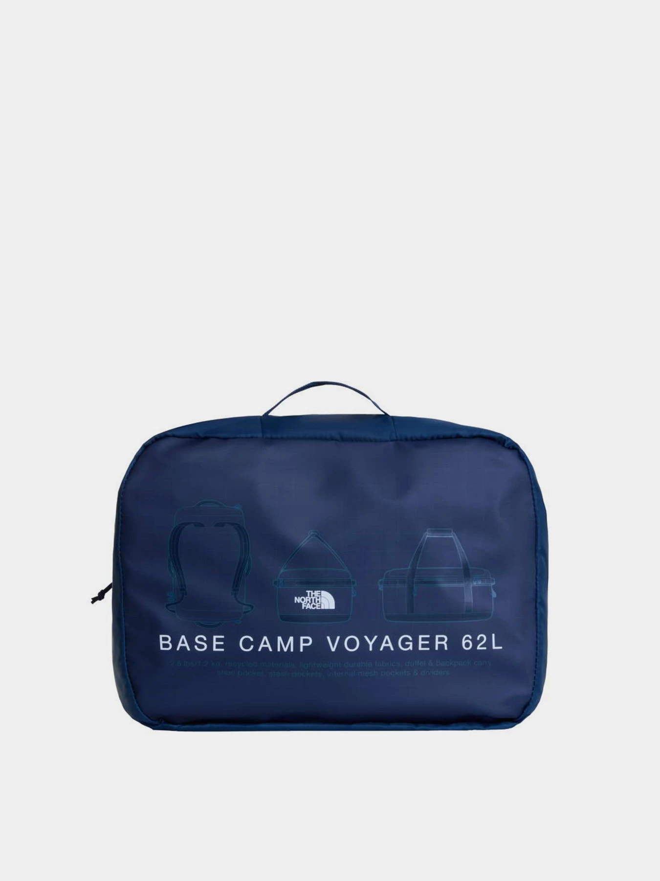 Дорожные сумки и чемоданы The North Face BASE CAMP VOYAGER DUFFEL 62L модель NF0A52S39261 Дорожные сумки и чемоданы The North Face BASE CAMP VOYAGER DUFFEL 62L модель NF0A52S39261 Фото