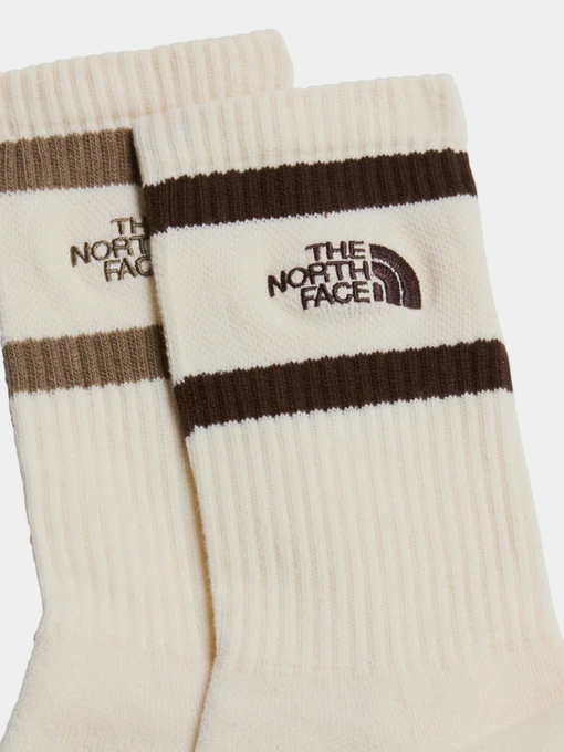 The North Face EVERYDAY CREW HERITAGE STRIPE Набір шкарпеток колір бежевий фото 2