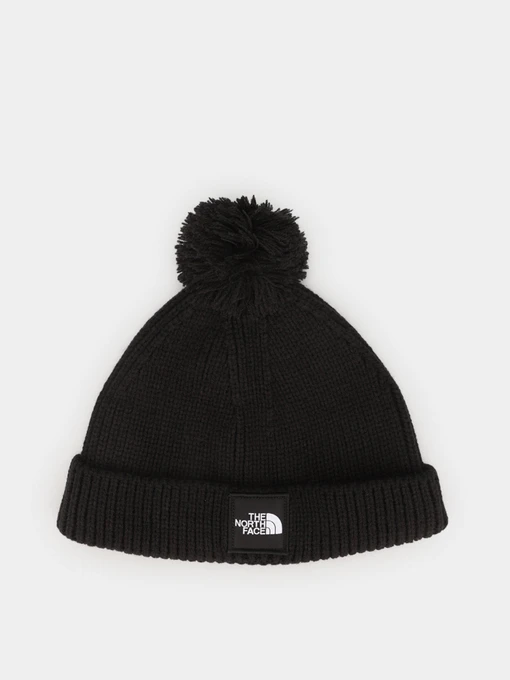 Шапки та кепки The North Face Littles Box Logo Pom Beanie модель NF0A4VSLJK31 Фото
