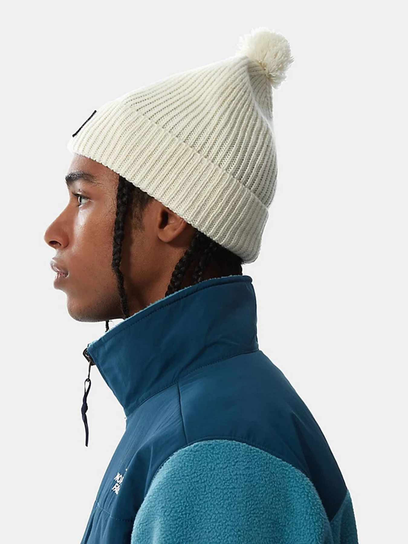 Шапки та кепки The North Face Logo Box Pom Beanie модель NF0A3FN311P1 Фото