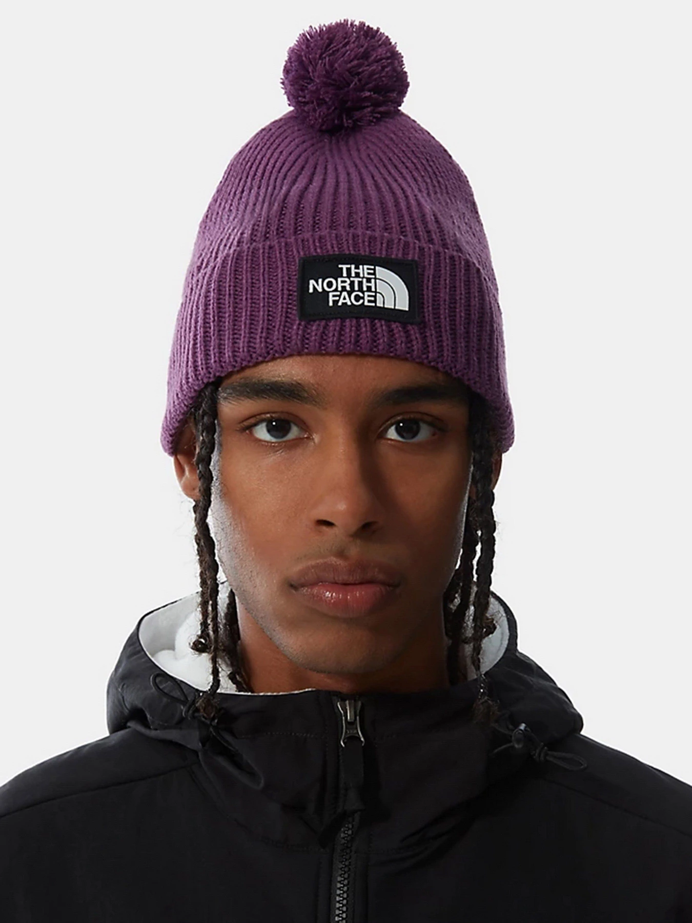 Шапки и кепки The North Face Logo Box Pom Beanie модель NF0A3FN30H51 Фото