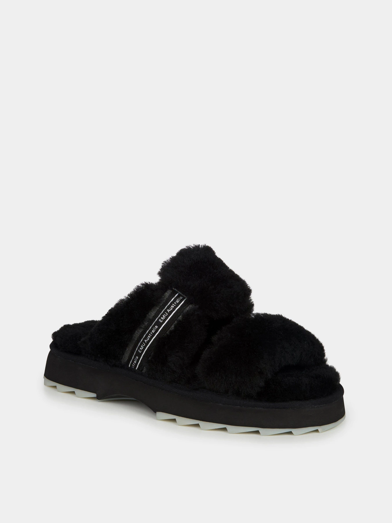 Тапки EMU модель W12316-black Тапки EMU модель W12316-black Фото