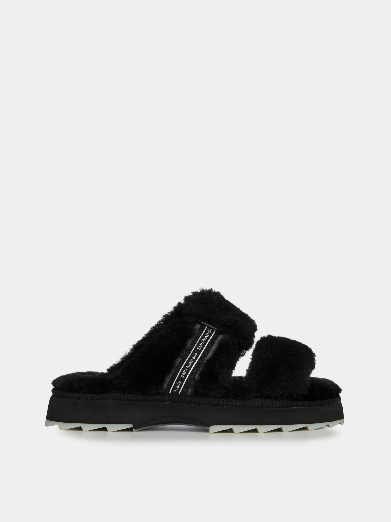 Тапки EMU модель W12316-black Тапки EMU модель W12316-black Фото