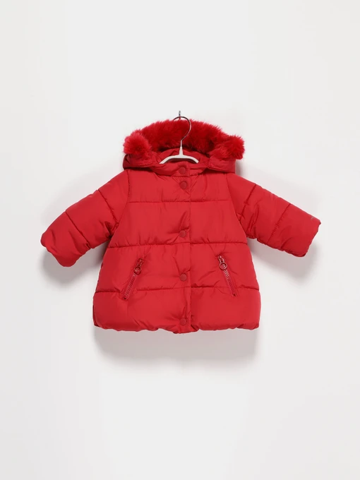 Куртки и дубленки ZARA модель 1255/551/600_червоний Фото