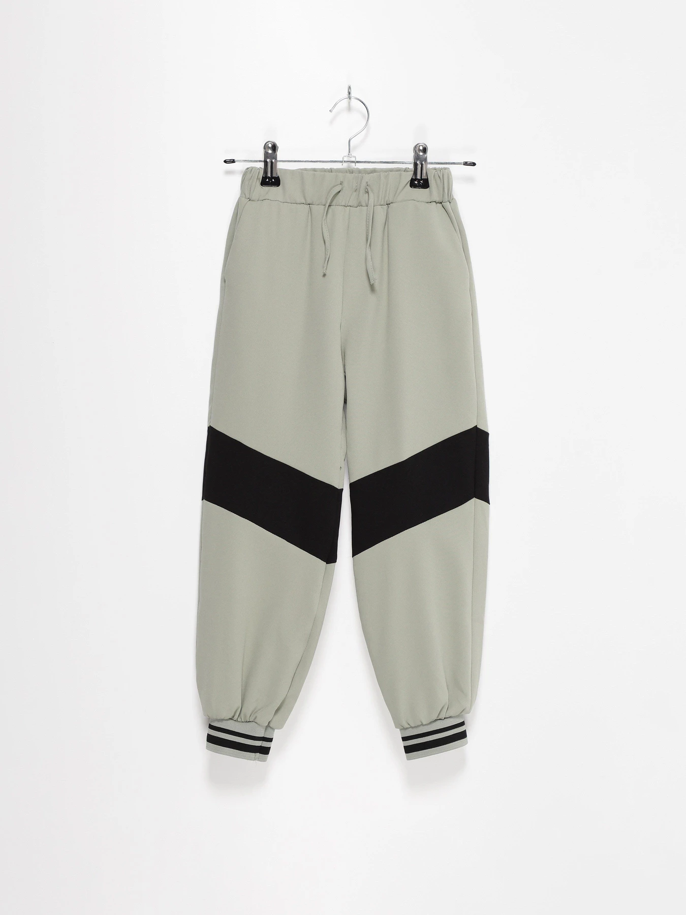 Штани ZARA модель 1639/706/500_с.зелений з чорним Фото