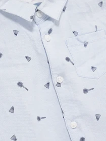 Рубашки ZARA модель 8574/501/427_синій комб. Фото