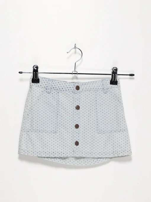 Юбки ZARA модель 5060/620/230_с.блакитний комб. Фото
