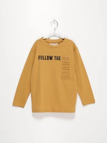 Худи и свитшоты ZARA модель 5584/771/305_гірчичний з чорним Фото