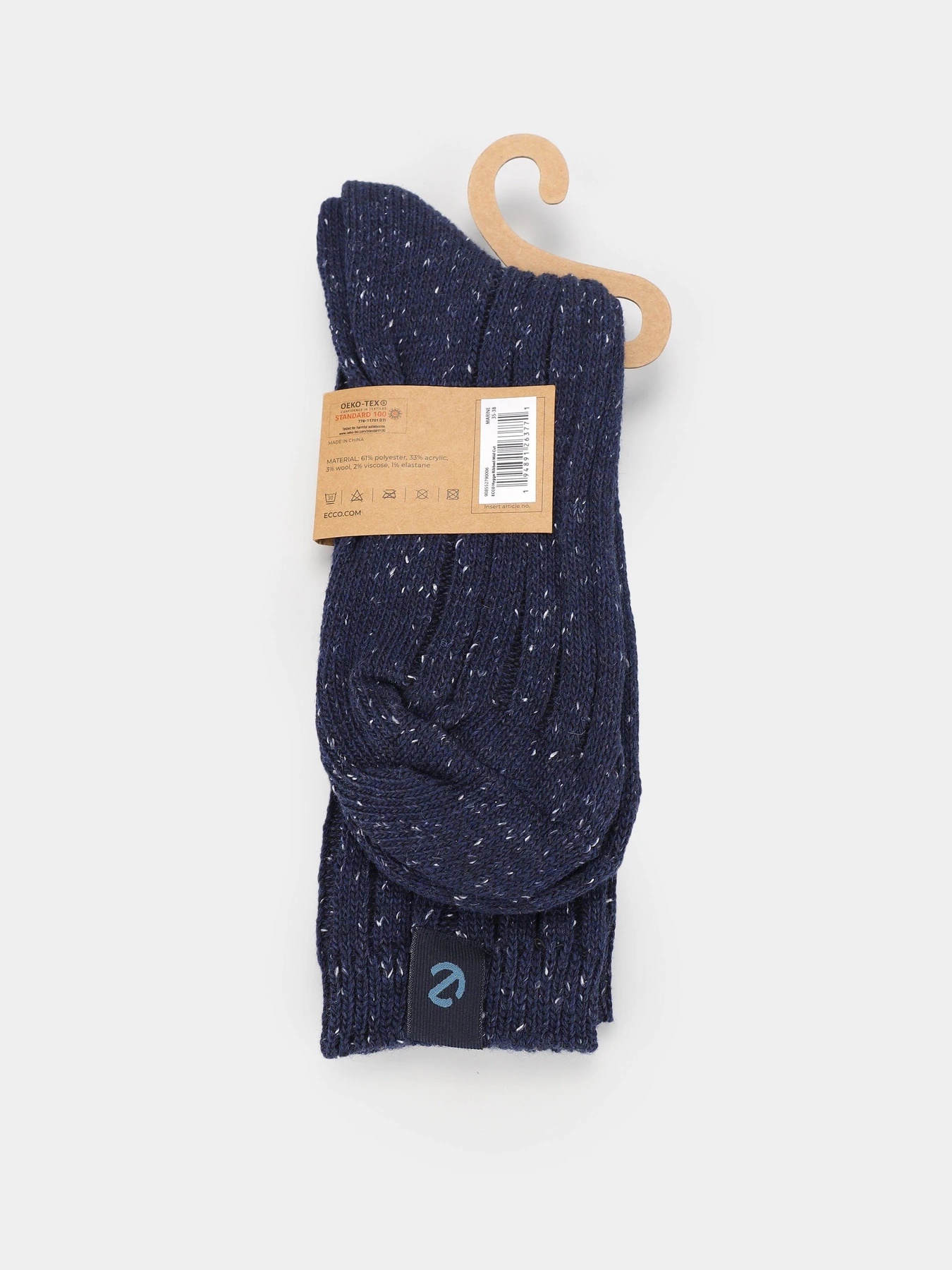 Шкарпетки та гольфи ECCO Hygge Ribbed Mid Cut модель 908552790006 Шкарпетки та гольфи ECCO Hygge Ribbed Mid Cut модель 908552790006 Фото
