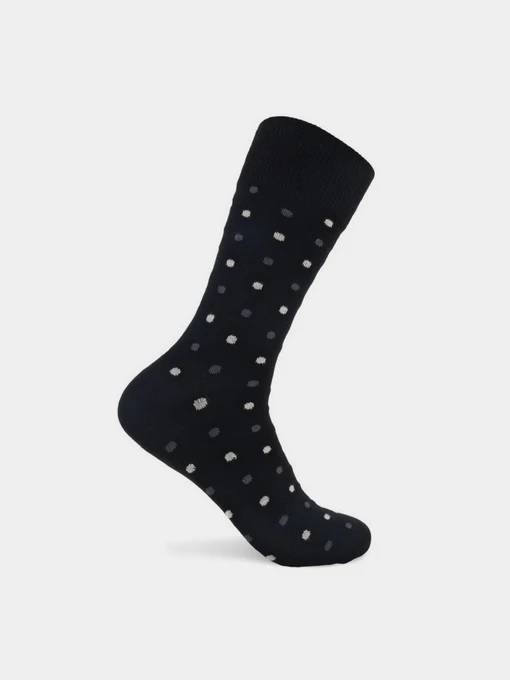ECCO Classic Dotted Mid-Cut Шкарпетки колір чорний фото 2