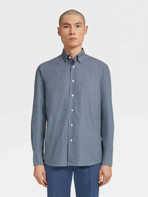 Рубашки Zegna модель SH313823_Синій Фото