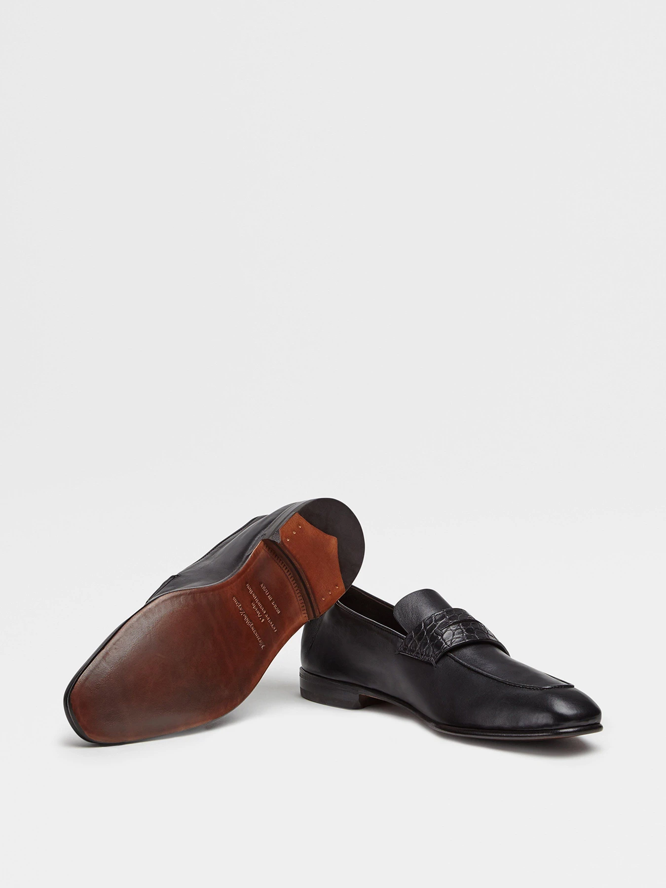 Туфли и лоферы Zegna модель FT312300_Чорний Туфли и лоферы Zegna модель FT312300_Чорний Фото