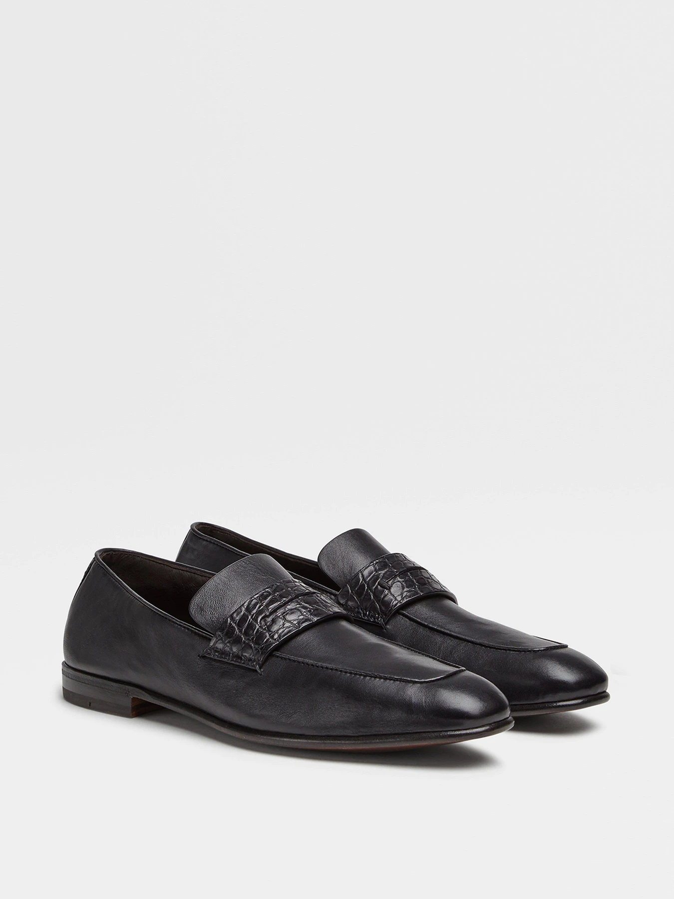 Туфли и лоферы Zegna модель FT312300_Чорний Туфли и лоферы Zegna модель FT312300_Чорний Фото