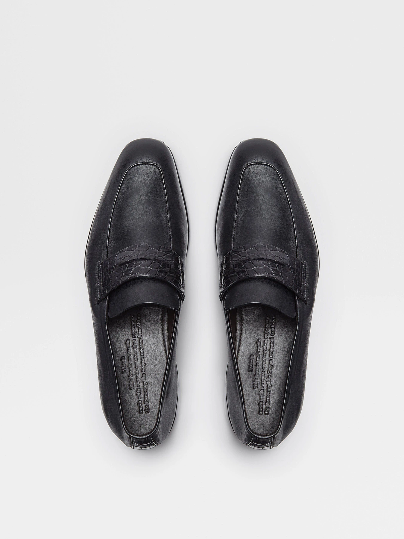 Туфли и лоферы Zegna модель FT312300_Чорний Туфли и лоферы Zegna модель FT312300_Чорний Фото