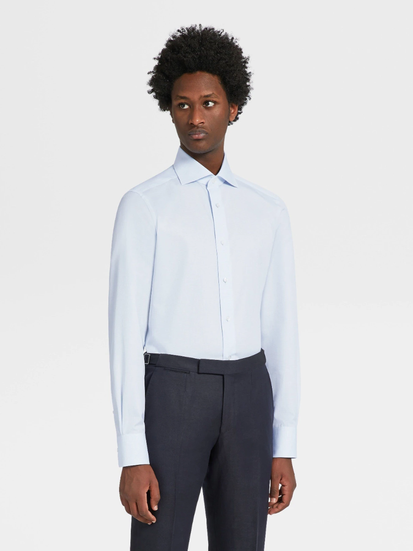 Рубашки Zegna модель SH314559_Блакитний Рубашки Zegna модель SH314559_Блакитний Фото
