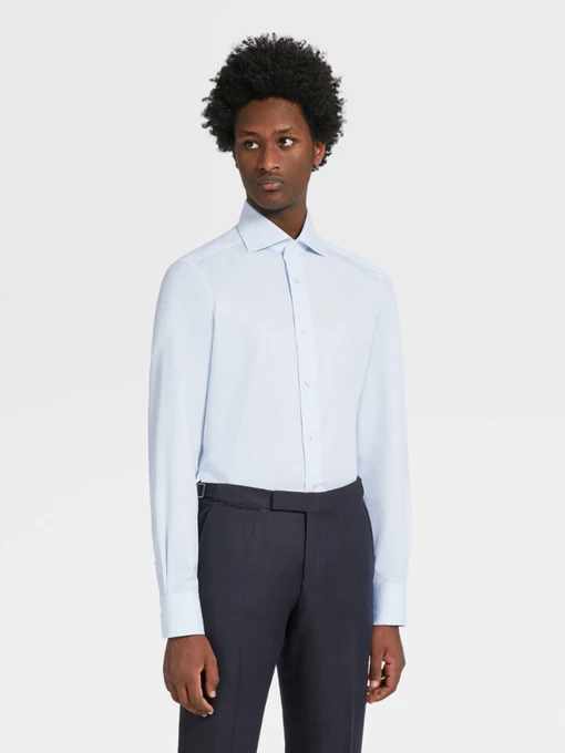 Рубашки Zegna модель SH314559_Блакитний Фото