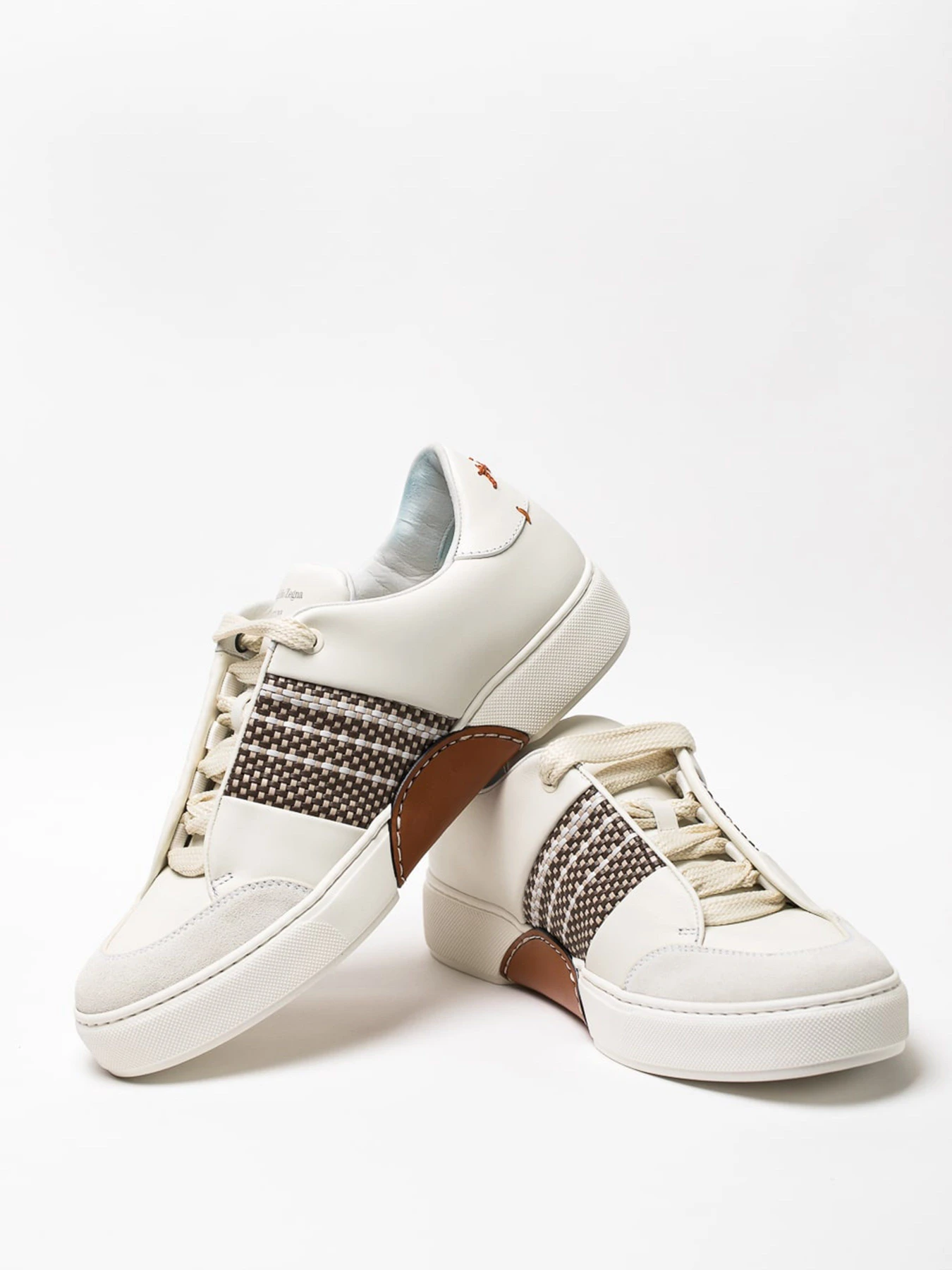 Кроссовки Zegna модель FT312692_Бежевий Фото