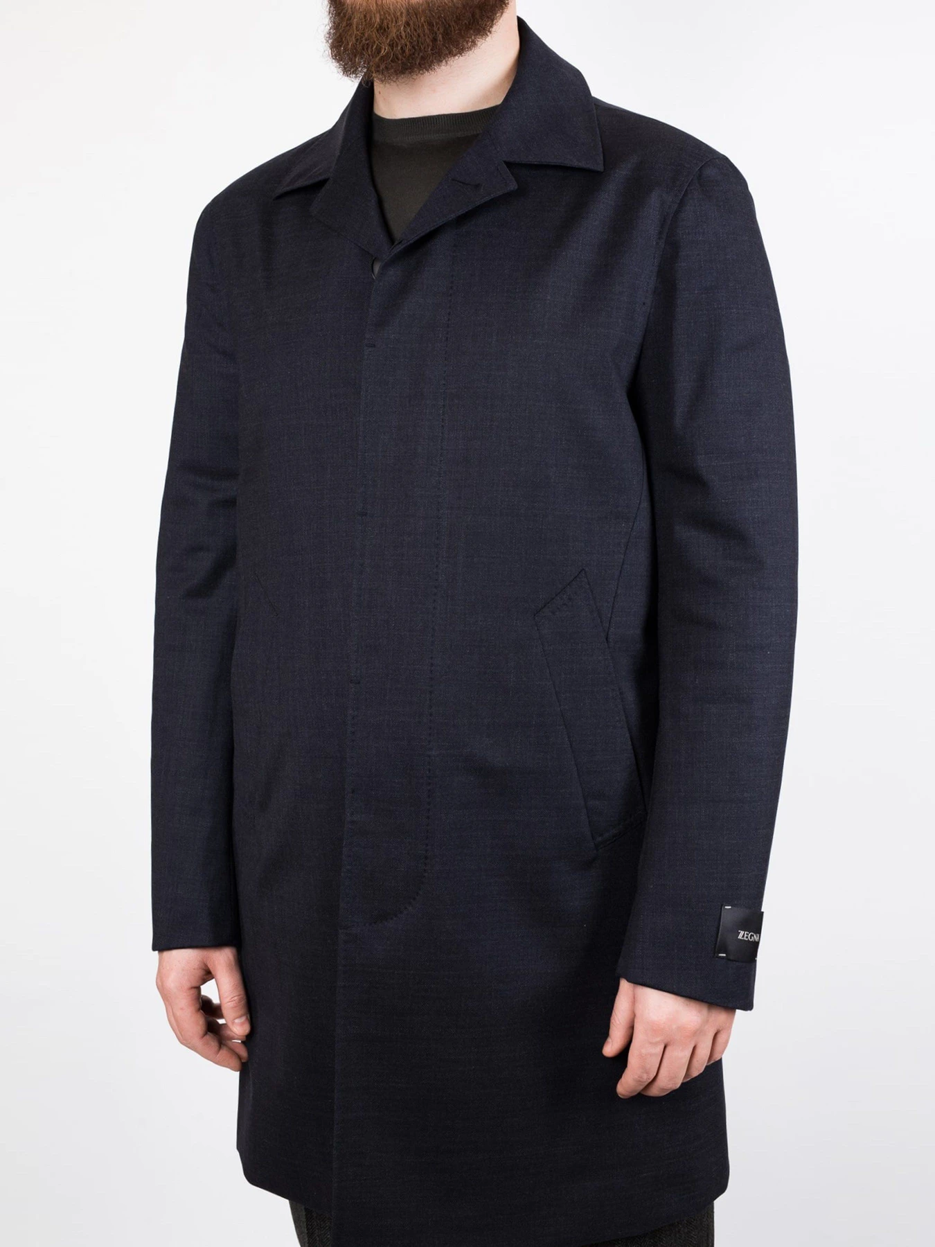 Пальто и плащи Zegna модель CT313520_Темно-синій Фото