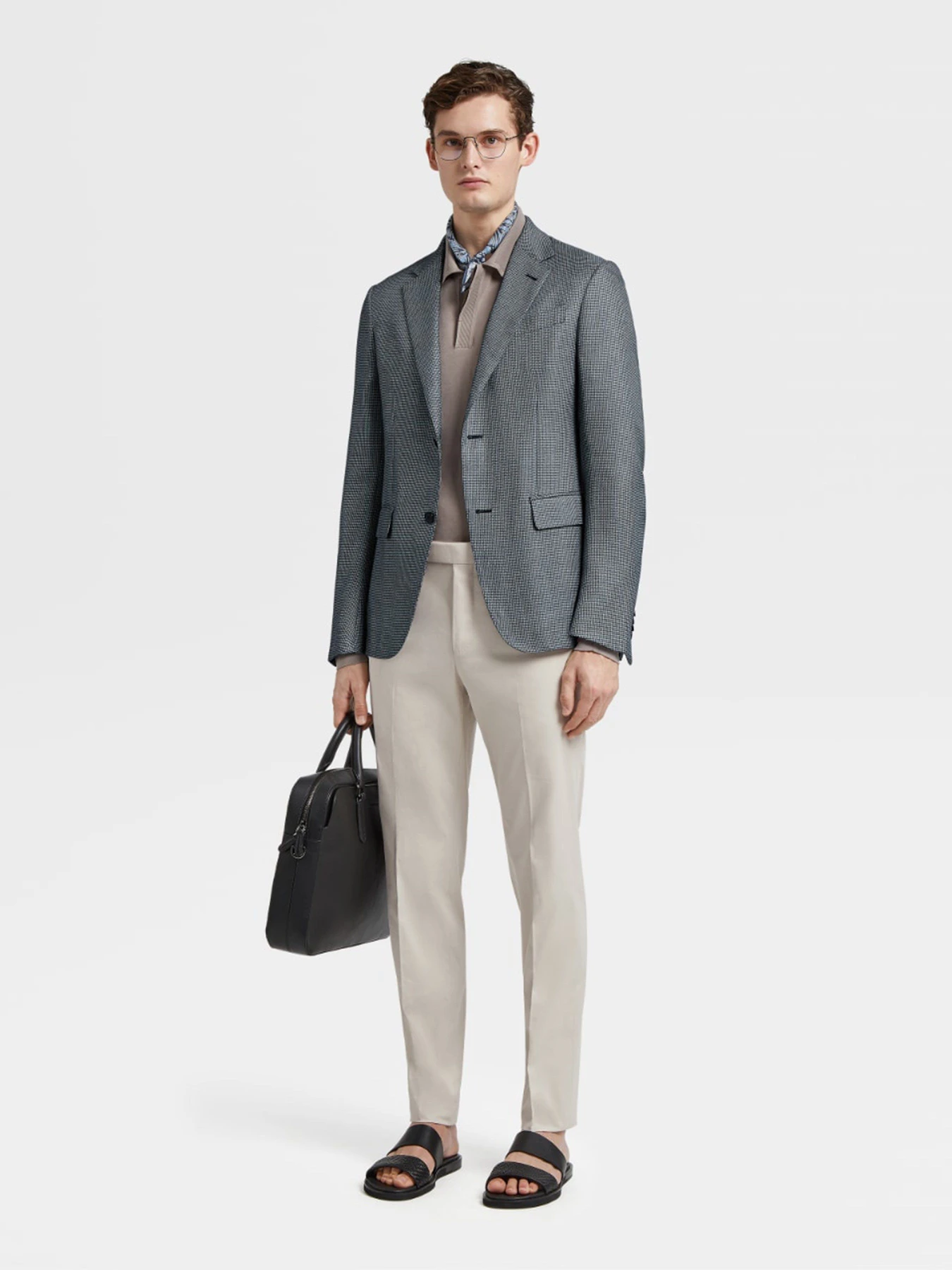 Штани Zegna модель TR314580_Бежевий Штани Zegna модель TR314580_Бежевий Фото