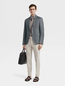 Штани Zegna модель TR314580_Бежевий Фото