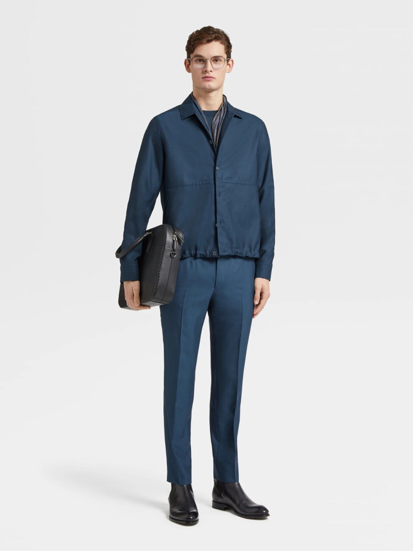 Брюки Zegna модель TR314602_Синій Брюки Zegna модель TR314602_Синій Фото
