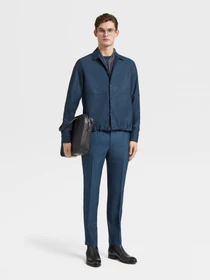 Брюки Zegna модель TR314602_Синій Фото