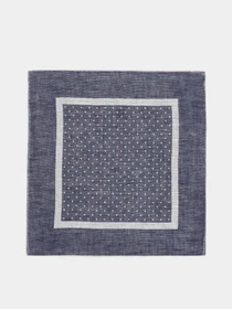 Шарфи та хустки Zegna модель AC308575_Синій Фото