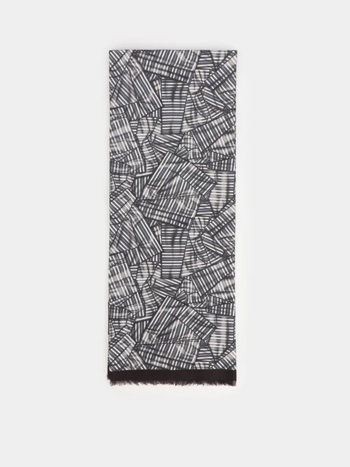 Шарфы и платки Zegna модель AC312275_Графітовий Фото