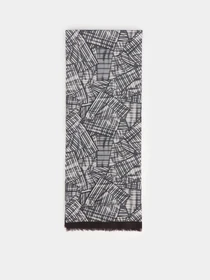 Шарфи та хустки Zegna модель AC312275_Графітовий Фото