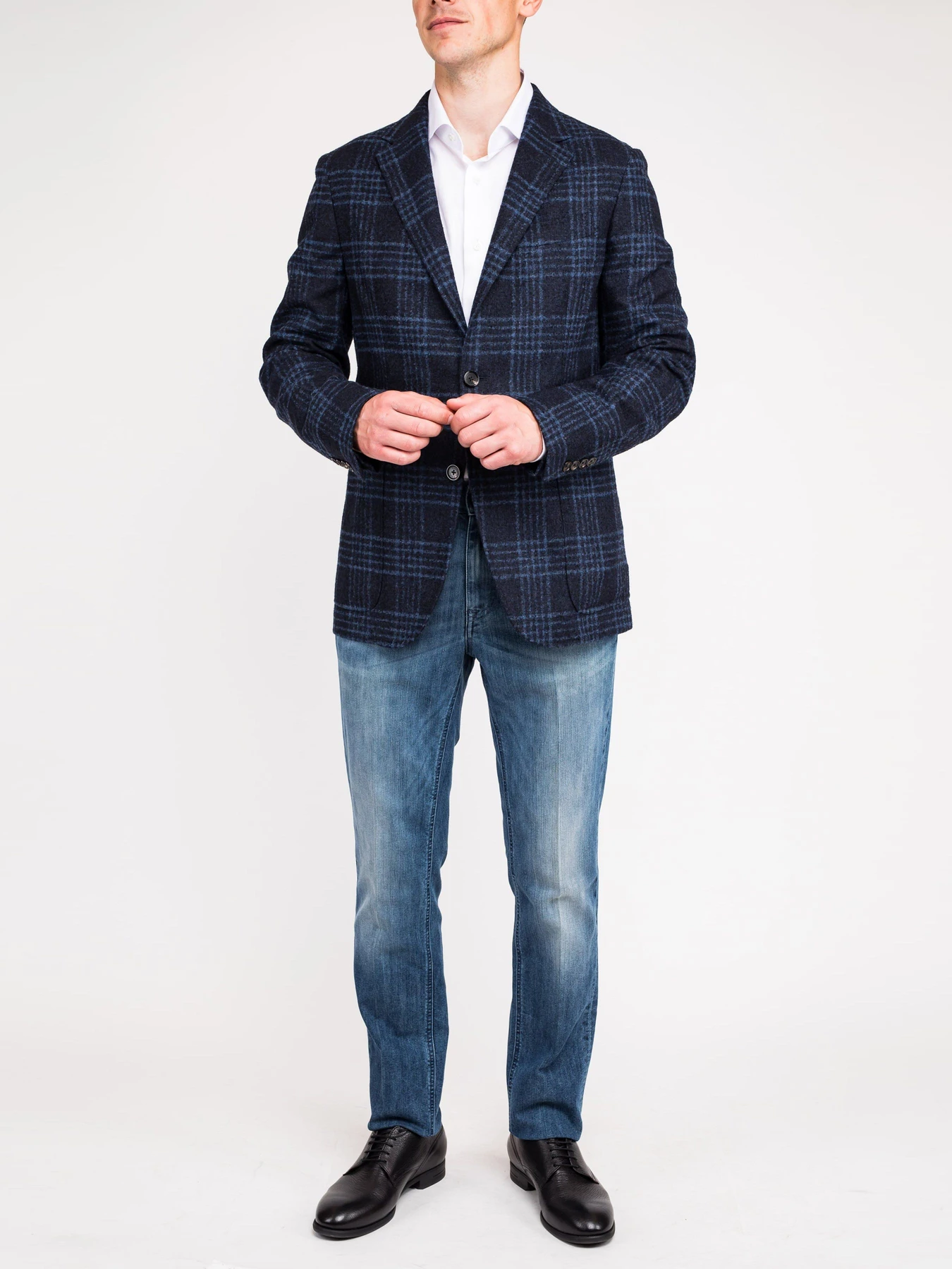 Пиджаки Zegna модель JC309511_Синій Фото