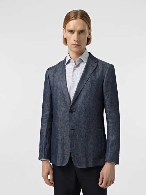 Пиджаки Zegna модель JC11825_Синій Фото
